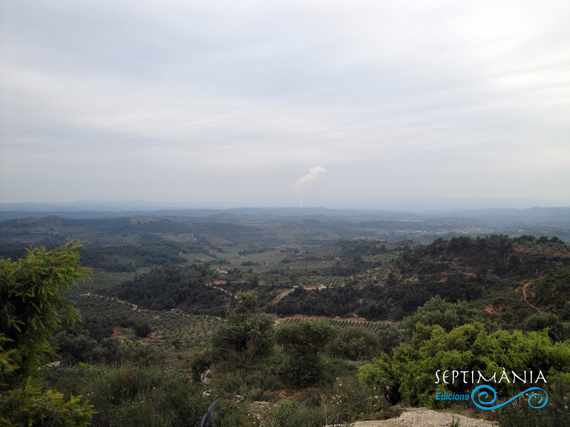 22.04.2019 Vistes des de les Afores de la Granadella en la seva part de les terres de la Ribera d'Ebre.  Bovera -  Jordi Bibià