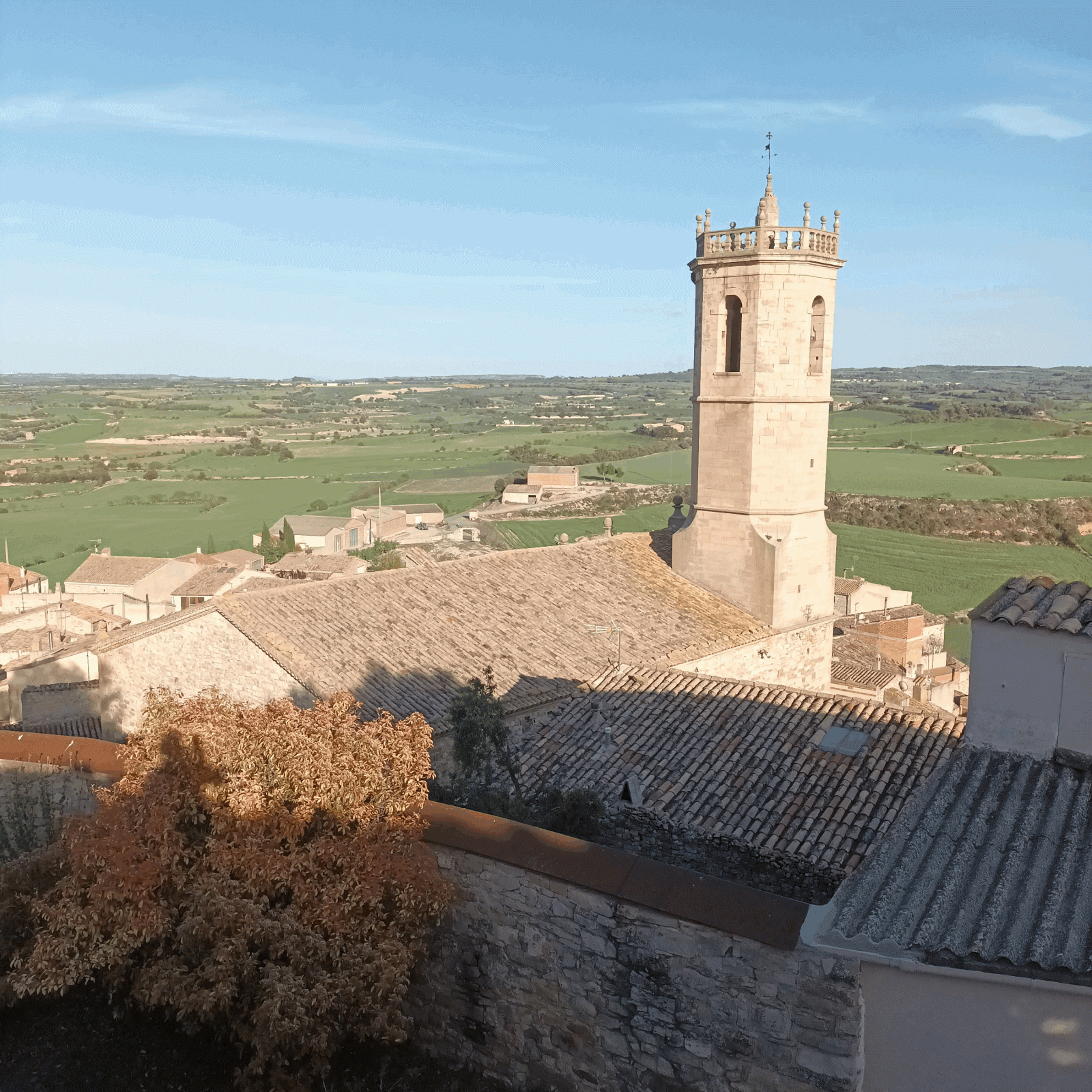 13.04.2024 L'església de Santa Maria des del Castell.  Granyena de Segarra. -  J. Bibià