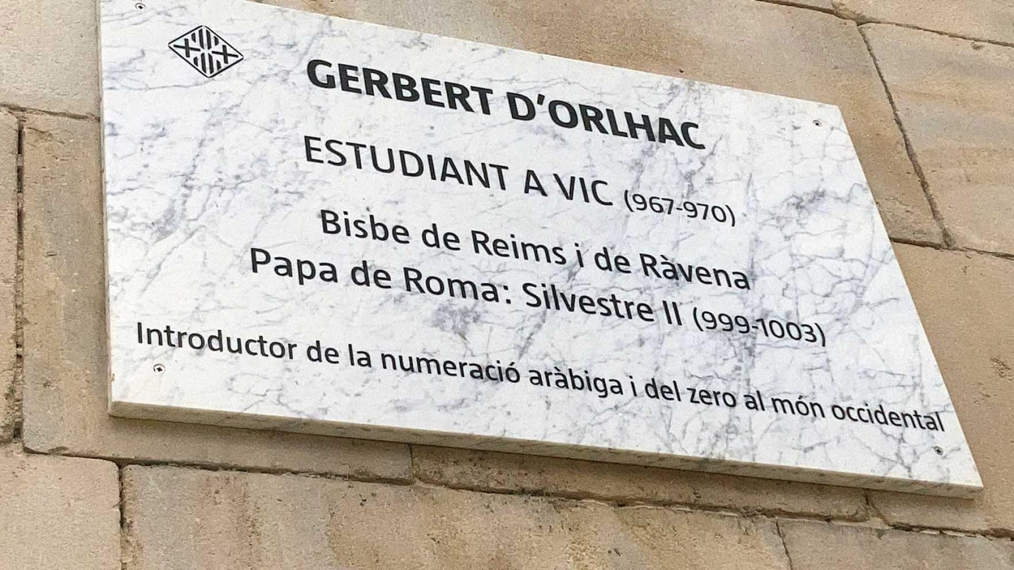 Gerbert d'Orlhac. El papa Gerbert, un alumne destacat de la Universitat de Vic. 13.5.2025 Gerbert d'Orlhac. El papa Gerbert, un alumne destacat de la Universitat de Vic. Universitat de Vic - Alexandre Calvo